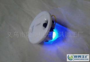 電子元件焊接加工與配件供應(yīng) 七彩小夜燈底座及紐扣電池盒解決方案