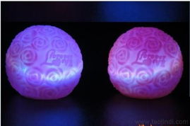 七彩LED小夜燈 從創(chuàng)意圓形玫瑰燈到智能遙控的全面解析